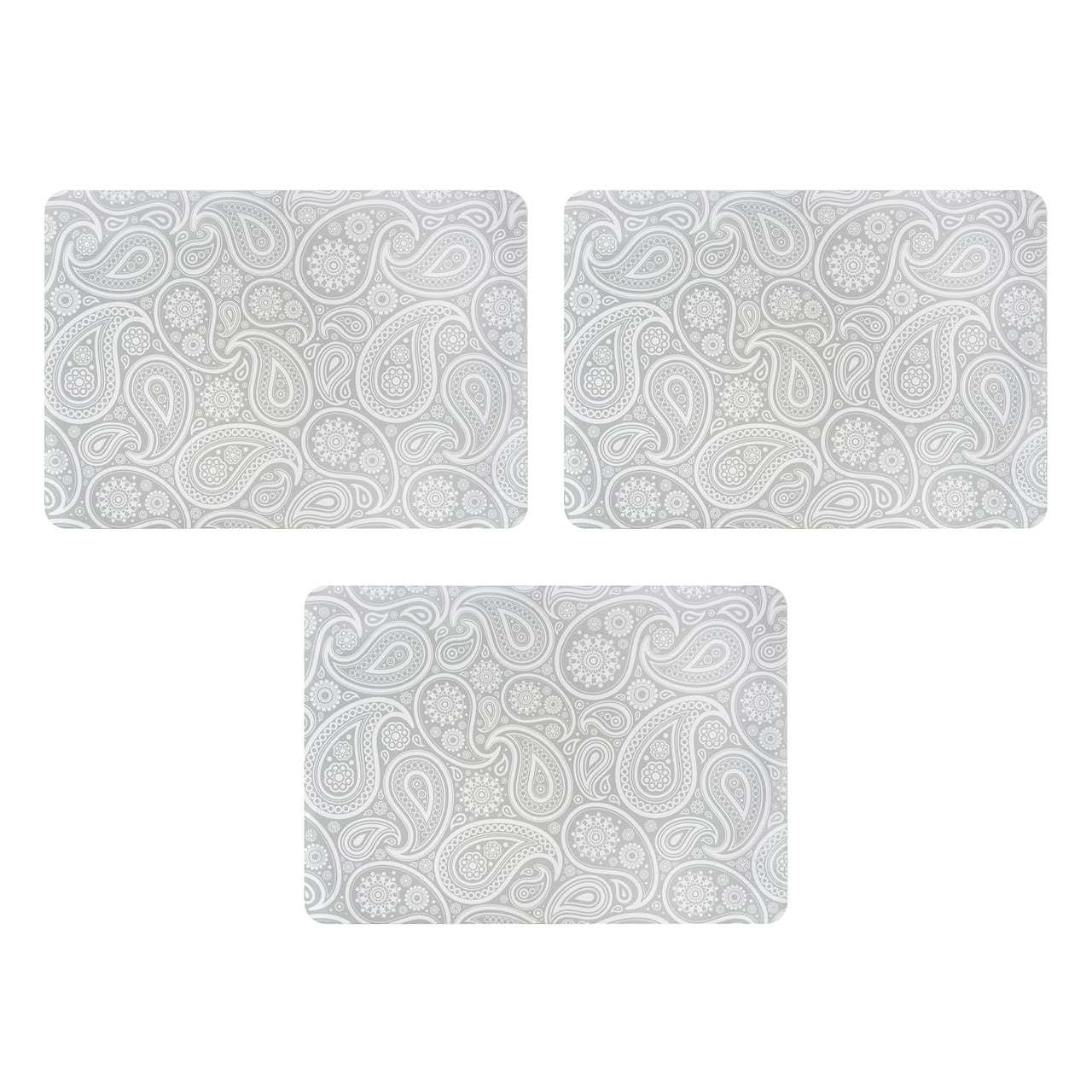 Silver Paisley Cake Boards by Makery®